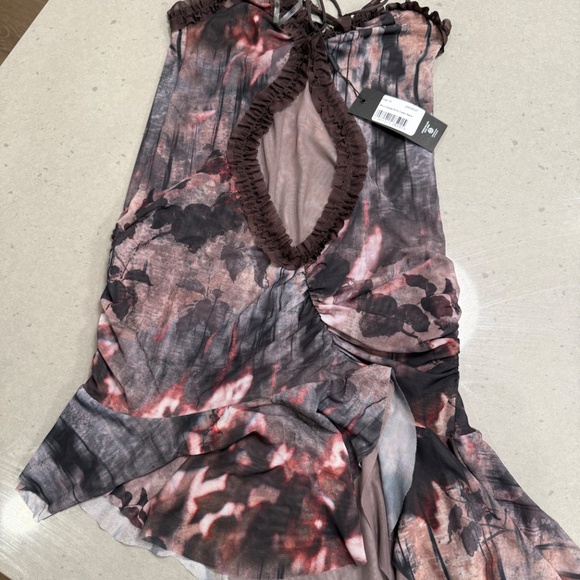 Jaded London Dusk Bloom Mini Fatale Dress - Picture 2 of 2